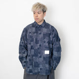 (YS336) Jacquard Denim Shirt