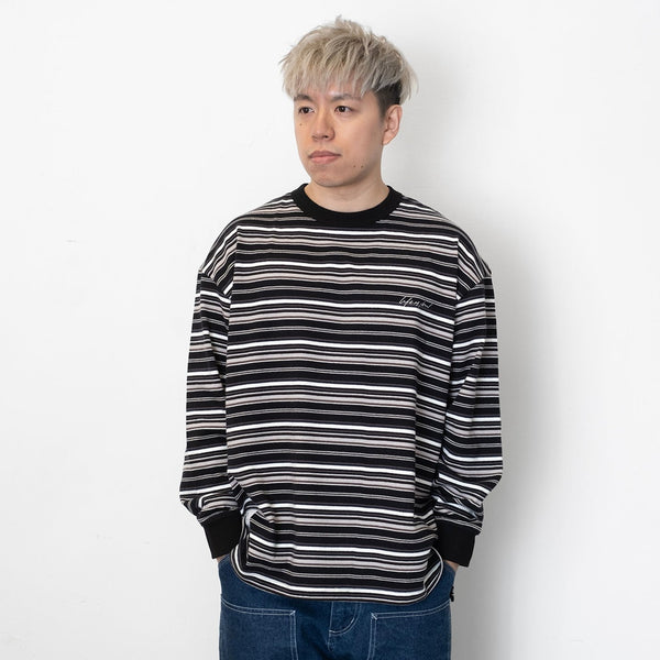 (TP1174) Stripe Long Sleeve Tee