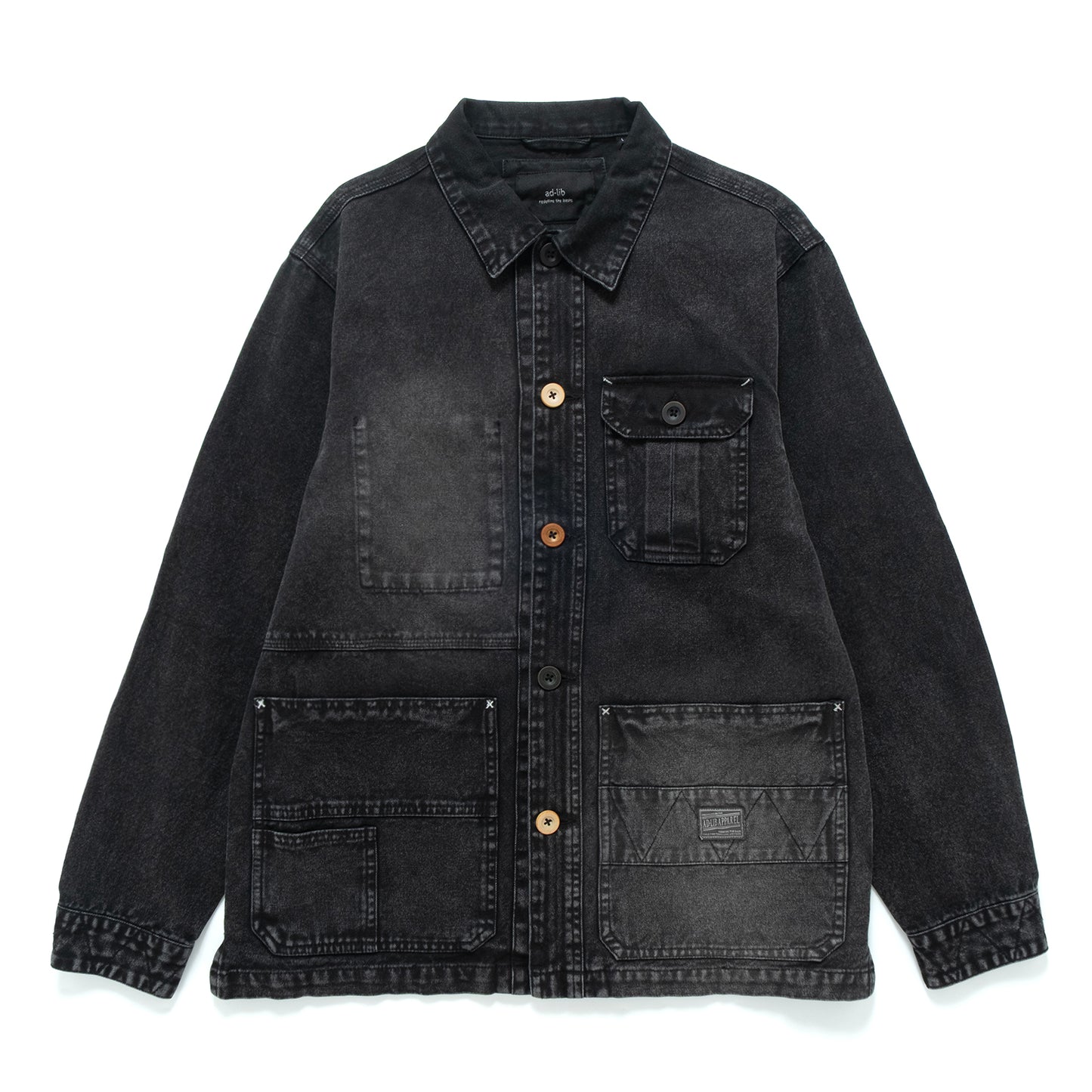 (JK423) Washed Work Jacket