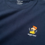 (ZT1806) Mr.Weather Embroidery Graphic Long Sleeve Tee