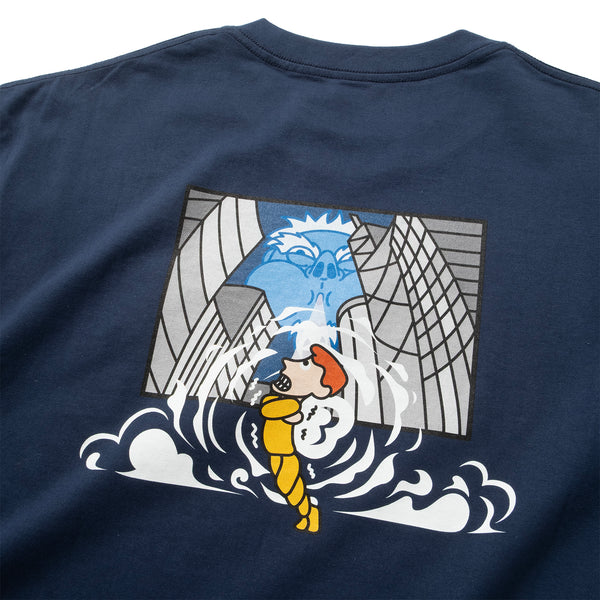 (ZT1806) Mr.Weather Embroidery Graphic Long Sleeve Tee