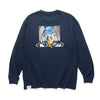 (ZT1806) Mr.Weather Embroidery Graphic Long Sleeve Tee