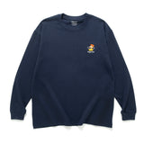 (ZT1806) Mr.Weather Embroidery Graphic Long Sleeve Tee