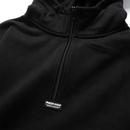 (SW527) Heavyweight Half Zip Hoodie