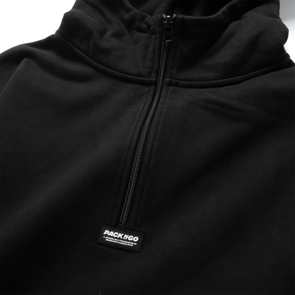 (SW527) Heavyweight Half Zip Hoodie