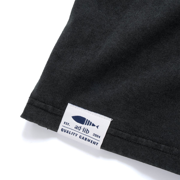 (EX647) Message Washed Long Sleeve Tee