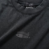 (EX648) Graphic Washed Long Sleeve Tee