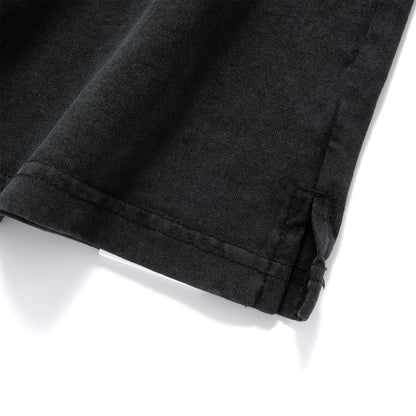 (EX648) Graphic Washed Long Sleeve Tee