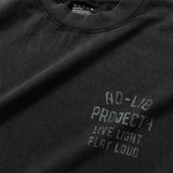 (EX647) Message Washed Long Sleeve Tee