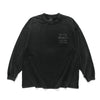 (EX647) Message Washed Long Sleeve Tee