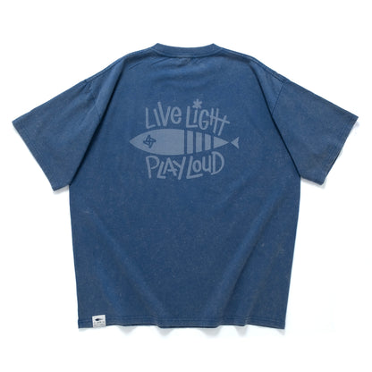 (EX646) Graphic Washed Tee