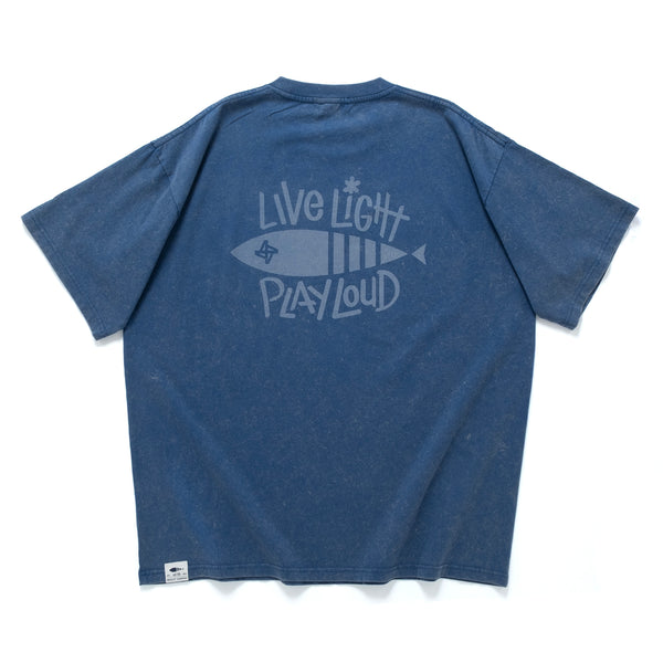 (EX646) Graphic Washed Tee