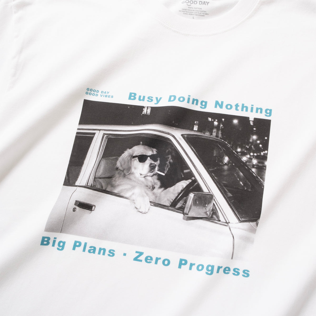 (ZT1978) Zero Progress Dog Photoprint Tee