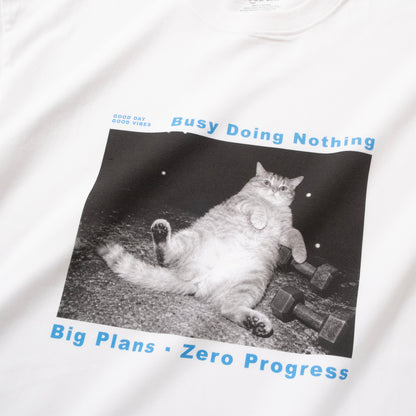 (ZT1977) Zero Progress Cat Photoprint Tee