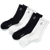 (EX663) Brown Hat Cat Embroidery Socks