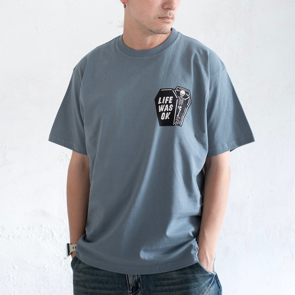 (ZT1979) Life Was Ok Graphic Tee