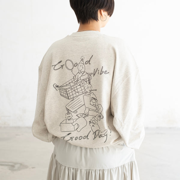 (EX661) Graphic Sweater