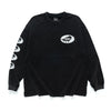 (EX667) KURORYO Graphic Long Sleeve Washed Tee