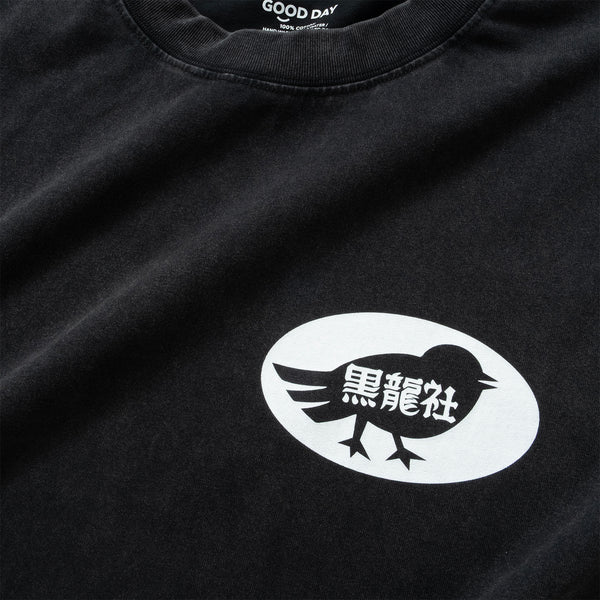 (EX667) KURORYO Graphic Long Sleeve Washed Tee