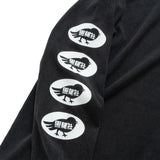 (EX667) KURORYO Graphic Long Sleeve Washed Tee