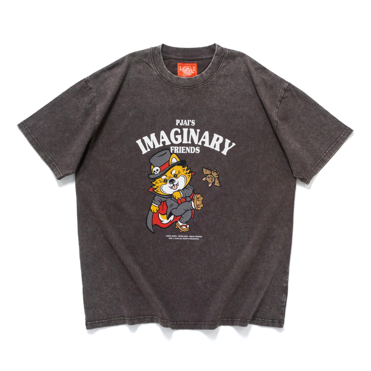(EX740) Vampire PJai Graphic Washed Tee