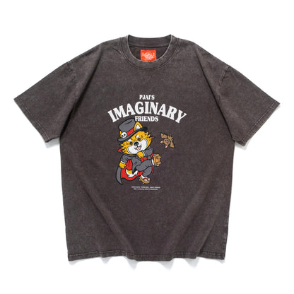 (EX740) Vampire PJai Graphic Washed Tee
