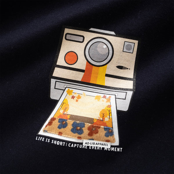 (ZT1278) Instant Camera Graphic Tee