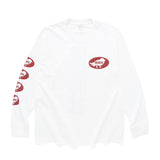 (EX669) KURORYO Red Graphic Long Sleeve Tee
