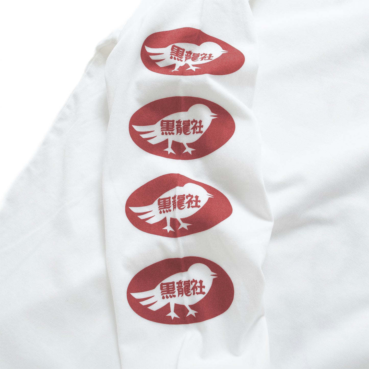 (EX669) KURORYO Red Graphic Long Sleeve Tee