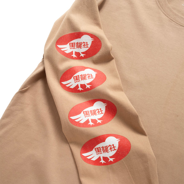 (EX669) KURORYO Red Graphic Long Sleeve Tee