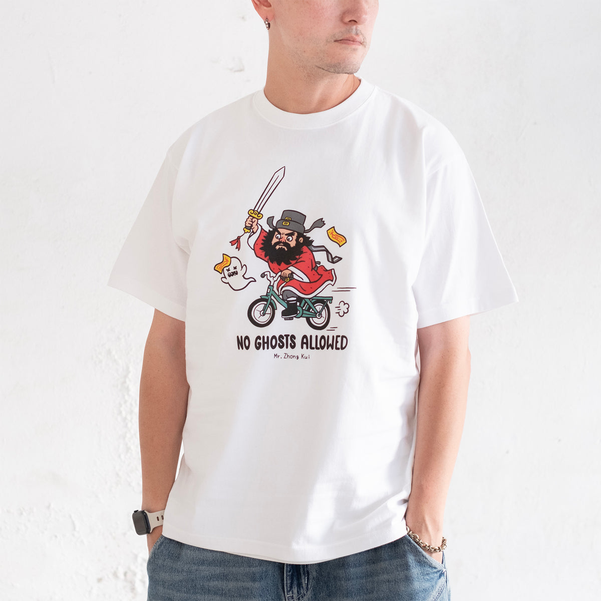(ZT1983) Mr. Zhong Kui 圖案 Tee