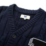 (CD110) 學院風針織冷外套