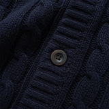 (CD110) 學院風針織冷外套