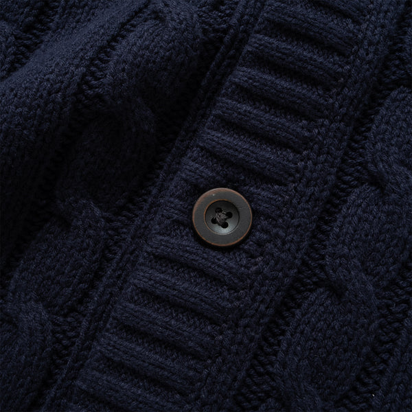 (CD110) 學院風針織冷外套