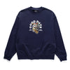 (ZW427) Lucky Skater Cat Graphic Embroidery Sweater