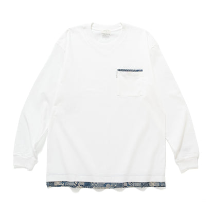 (ZT1982) Pattern Layer Long Sleeve Tee