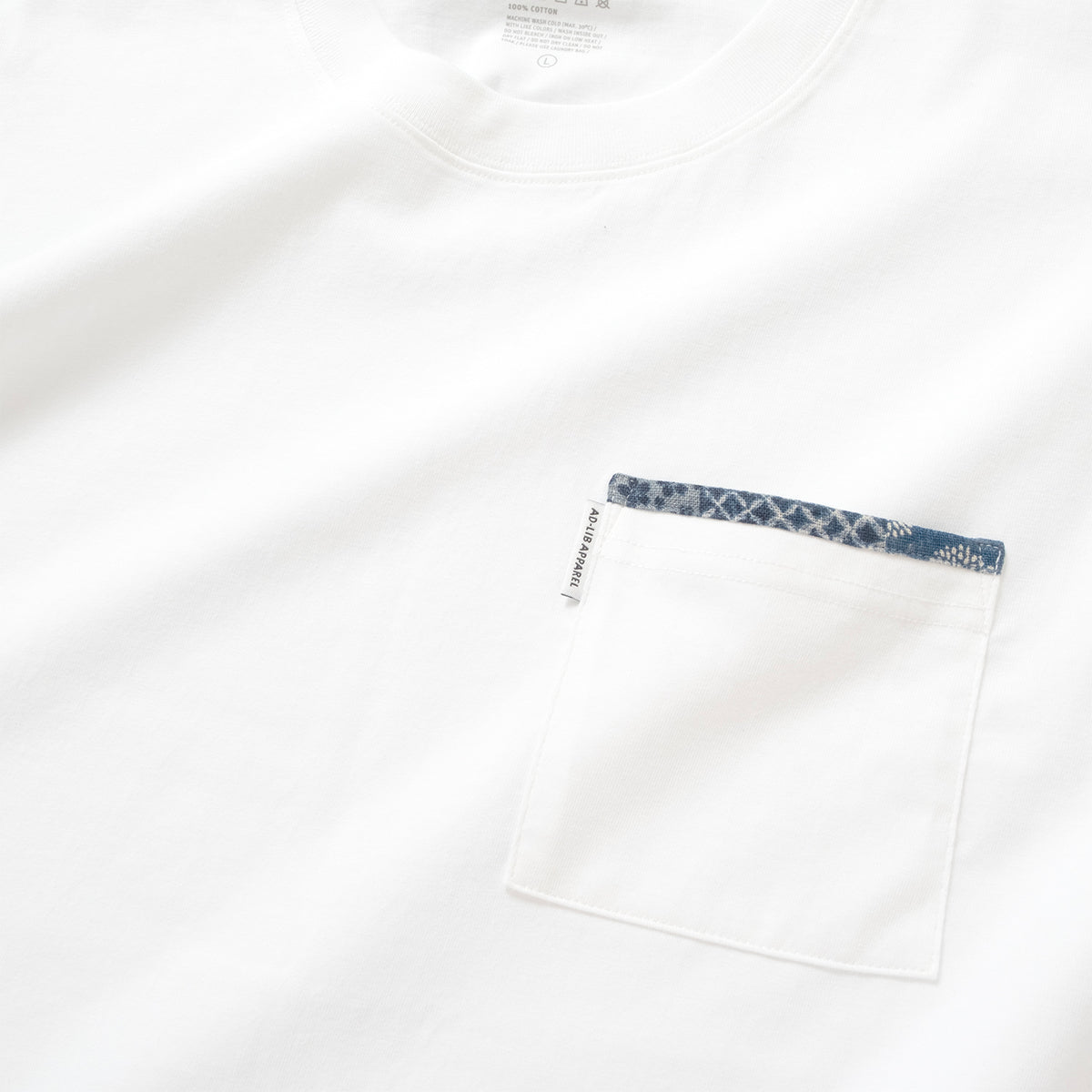 (ZT1982) Pattern Layer Long Sleeve Tee