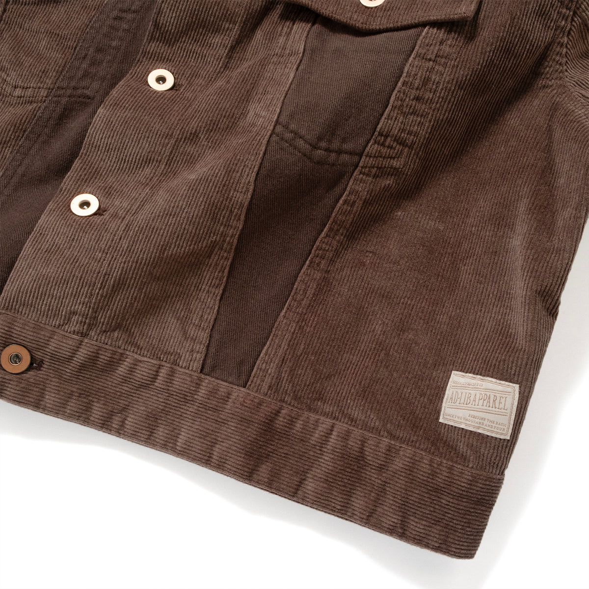 (JK465) Raw Edge Patchwork Jacket