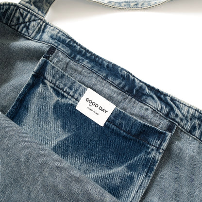 (ZB591) Daruma Washed Tote Bag