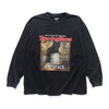 (ZT1817) Roaring Cat Graphic Long Sleeve Washed Tee