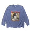 (ZT1817) Roaring Cat Graphic Long Sleeve Washed Tee