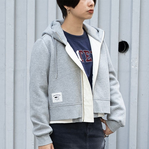 (JK426) 層次有帽外套