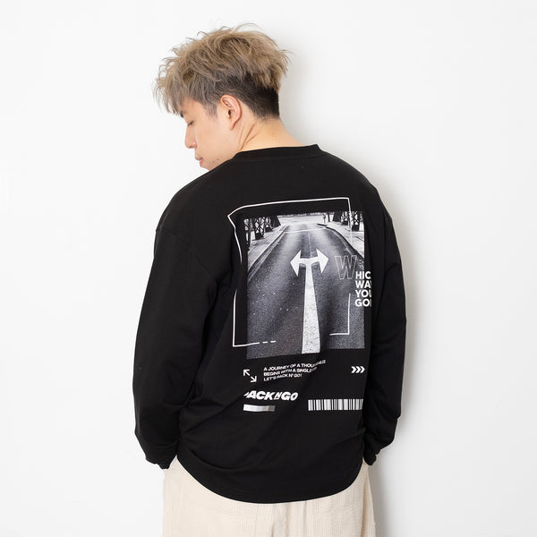 (TP1750) 圖案長袖Tee