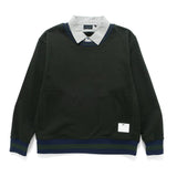 (SW528) 仿兩件恤衫領衛衣