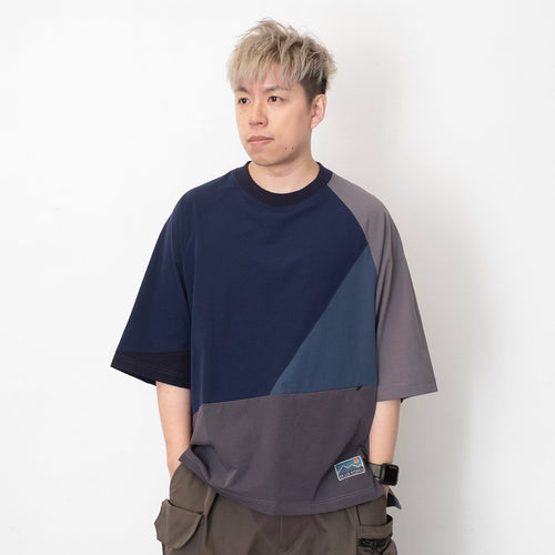 (YT1219) Colorblock Tech Tee