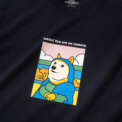 (ZT1991) Smile You Are on Camera 圖案 Tee