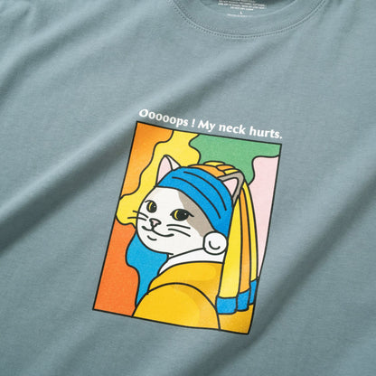 (ZT1992) Oops My Neck Hurts 圖案 Tee