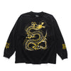 (EX676) Gold Dragon Long Sleeve Washed Tee