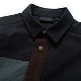 (ST499) Color Block Shirt