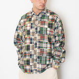 (ST497) Patchwork Shirt